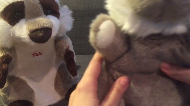 Мягкая игрушка на руку Енот, 25 см, Trudi от Trudi смотреть онлайн