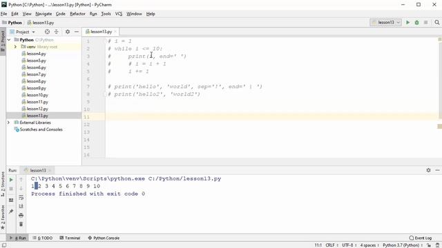 Циклы For и While Python