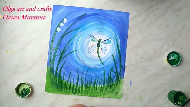 Как легко нарисовать лето гуашью для начинающих пошагово. смотреть онлайн