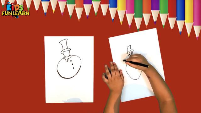 How to Draw a SnowMan for kids with Parikshet and Kids Fun Learn Club смотреть онлайн