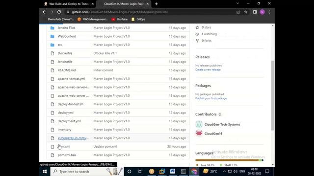 War Deploy into Tomcat by Jenkins in Telugu смотреть онлайн