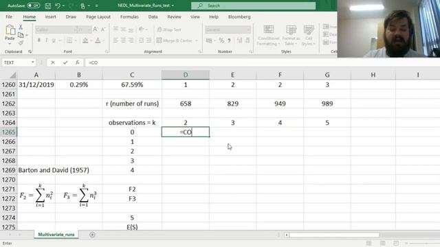 Do stock returns follow random walks? - Multivariate runs test (Excel) смотреть онлайн