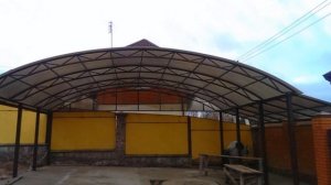 Арочный навес 8 х 6 метров