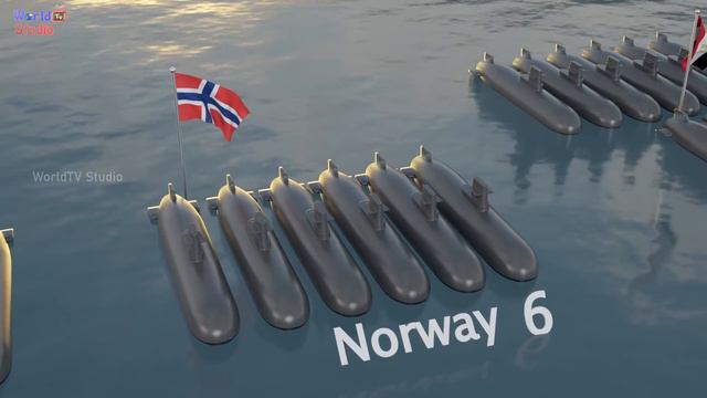 Submarine Fleet Strength by Country | #flags смотреть онлайн