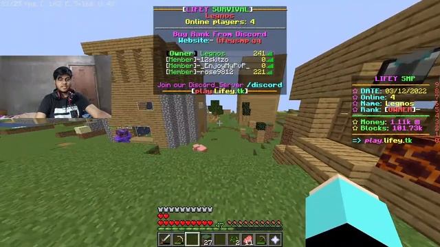 LIFEY NETWORK 24/7 Public Server JAVA + PE Playing with Subs || MINECRAFT JAVA || LEGNOS IS LIVE смотреть онлайн