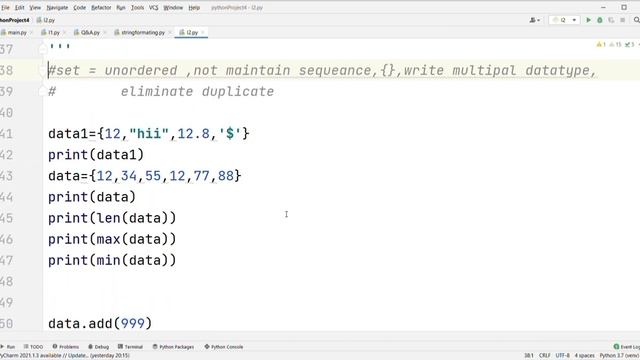 Python Set | @PRIcodeVI #python #pythonprogramming #pythonforbeginners #pythontutorial смотреть онлайн