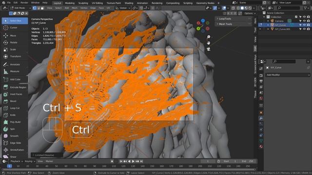 Blender Tutorial - Ivy generator based abstract art смотреть онлайн