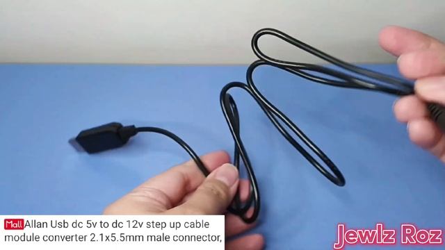 ALLAN USB DC 5v To DC 12v Step Up Cable Module Converter 2.1x5.5mm Male Connector 28 Pesos Only