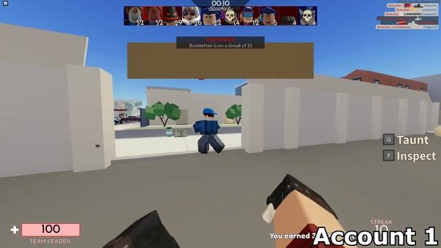 I Played Arsenal On TWO ACCOUNTS At ONCE... (ROBLOX) смотреть онлайн