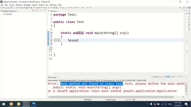 #25 Core Java | main () method | what is public static void in main() method | who call main( ) смотреть онлайн