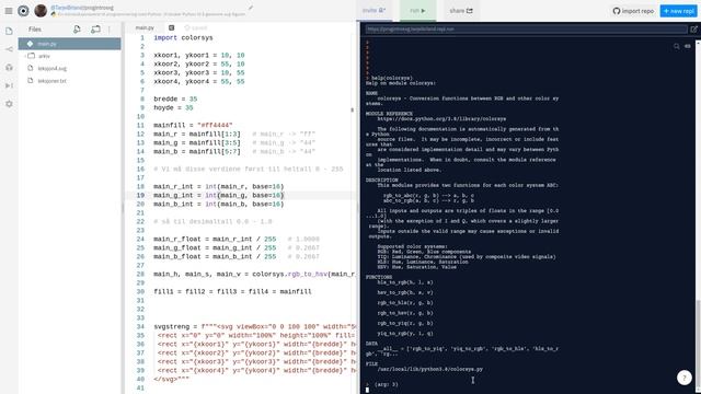 Python og svg -- Leksjon 4: Omregninger mellom fargesystemer смотреть онлайн