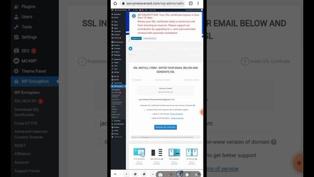 LEARN HOW TO INSTALL SSL CERTIFICATE ? ON WORDPRESS WEBSITE FOR FREE! смотреть онлайн