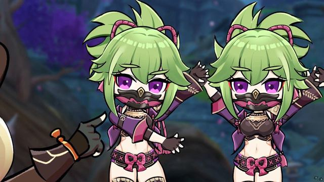 Genshin's Most Intense Ninja Battle Even Naruto can't compare / Animation смотреть онлайн