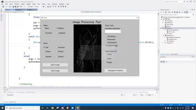 Digital Image Processing Tool in C# and Python смотреть онлайн