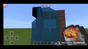 Как сделать портал в вд из ведра, воды и лавы.