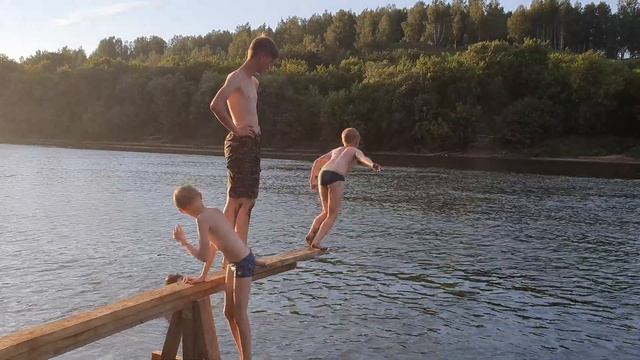 Трамплин на речке своими руками смотреть онлайн