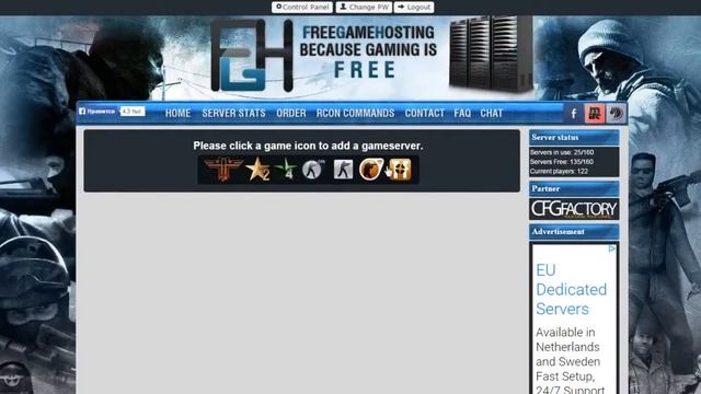 Бесплатный хостинг игровых серверов Counter Strike смотреть онлайн