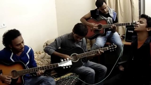 Tears don't fall-acoustic cover(amity unplugged) смотреть онлайн