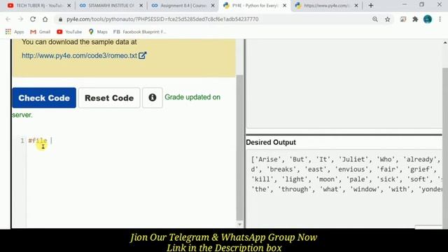 Coursera: Python Data Structures Complete Course solved Week -4 Quiz answers With Assignment смотреть онлайн