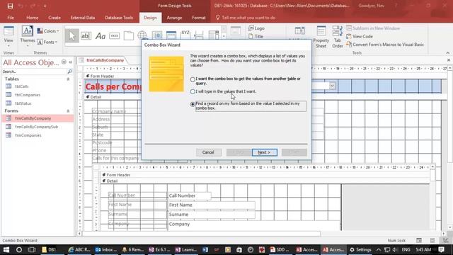 Access 2016 - 5 - Search Box on form - An introduction with just 2 tables смотреть онлайн
