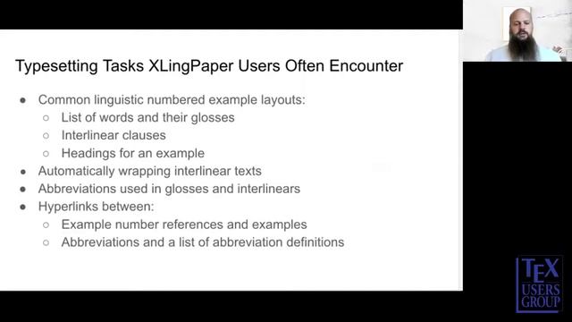 TUG 2021 — Andy Black & Hugh Paterson — XLingPaper’s use of TeX Technologies смотреть онлайн
