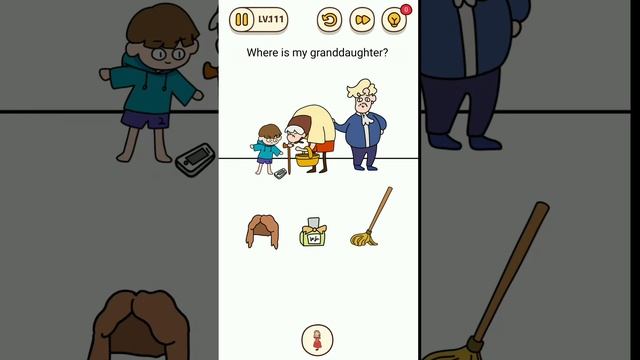 Brain Find Level 112 where is my granddaughter. смотреть онлайн