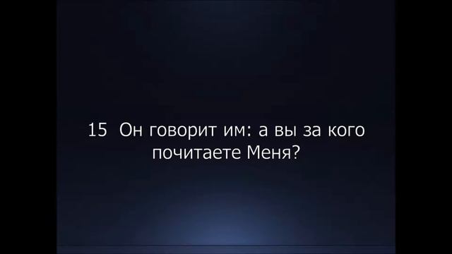 Библия. Новый Завет. Евангелие от Матфея, глава 16. смотреть онлайн