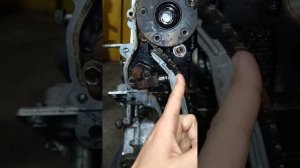 шум/грохот цепи и ГРМ в моторах Ниссан . на видео qr25de 2008 года . как убрать .