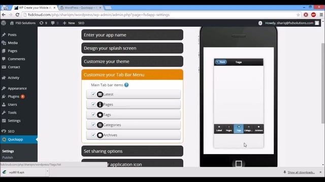 How to convert Wordpress Blog to Native Android or IOS application смотреть онлайн