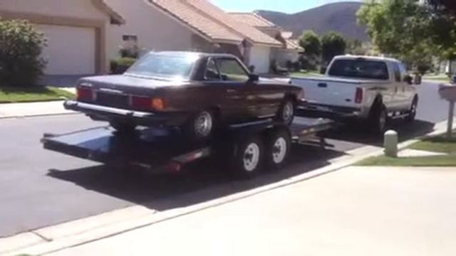 1978 Mercedes 450 sl pick up video смотреть онлайн