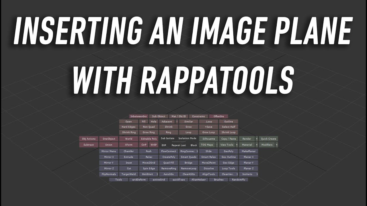 Dark Max № 77 - Paste an image plane with rappatools смотреть онлайн