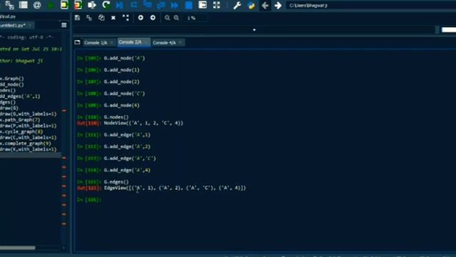 Visualisation Of Basic Graphs Using Python. смотреть онлайн
