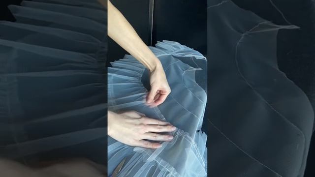 Шью ярусную юбку из фатина ! #шьемвместе #учушить #sew #asmr смотреть онлайн