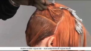 Креативное многоцветное окрашивание волос прядями