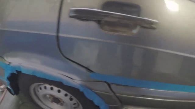 ВАЗ 2114:Как убрать ржавчину по "быстрому" и покрасить за 1500р смотреть онлайн