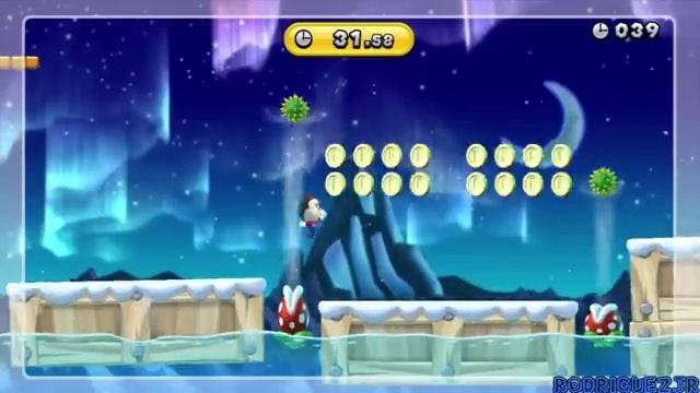 New Super Mario Bros. U (Time Attack: Fliprus Crossing Gold) смотреть онлайн