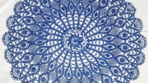 Салфетка крючком 2 часть (6 - 9 ряды). МАСТЕР КЛАСС. Doily