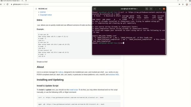NVM - Node Version Management смотреть онлайн