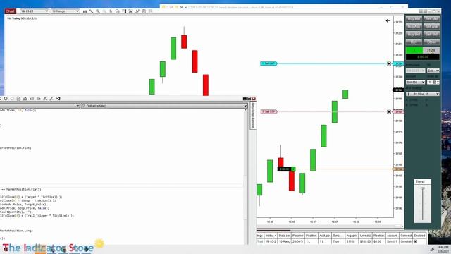Do It Yoursef - Trailing stop from NinjaTrader ninjascript Editor смотреть онлайн