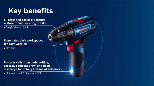 Bosch GSR 120 Li Professional Cordless Drill Driver смотреть онлайн
