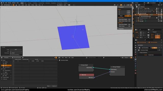 Customizing Normals - 4: Getting Normals from Geometry Nodes смотреть онлайн