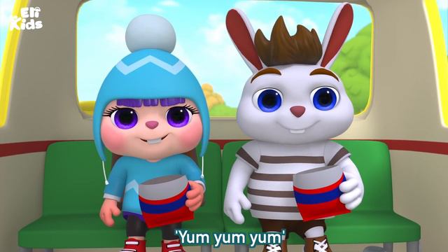 Wheels On The Bus 2 | Eli Kids Songs & Nursery Rhymes смотреть онлайн