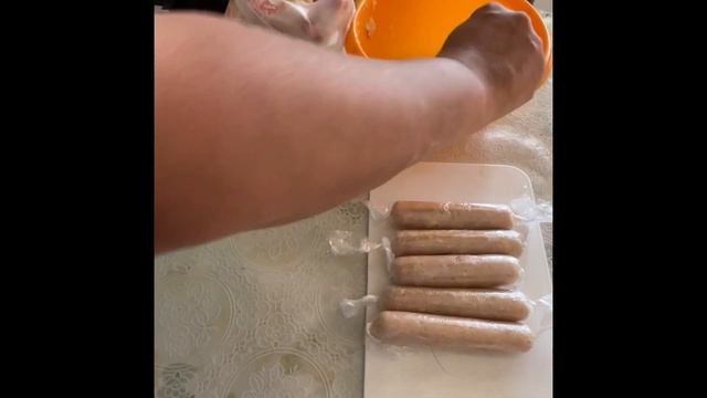 Тема Обед. Сосиски из куриного фарша. смотреть онлайн