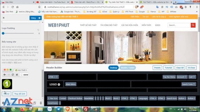 Hướng dẫn cách sửa đầu Website Wordpress (Header Website) смотреть онлайн
