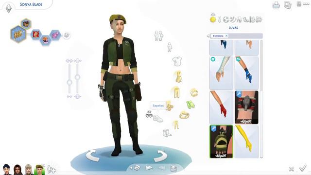 THE SIMS 4 - Sonya Mortal Kombat 11 (create a sim) смотреть онлайн