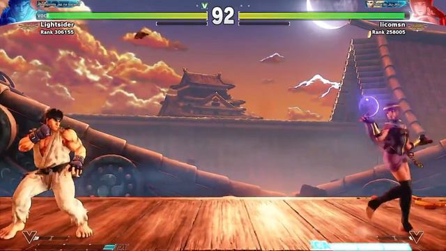 STREET FIGHTER V Ryu vs Menat (Casual) смотреть онлайн