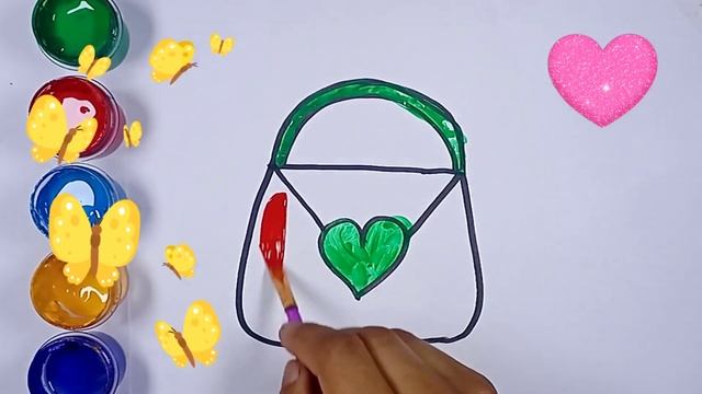 Bolalar uchun sumka rasmini chizish | Как нарисовать сумку | How to draw a bag смотреть онлайн