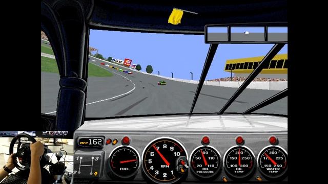 NASCAR Racing by Papyrus (1994, DOS) - SVGA, Wheel & Pedals and a Stick Shifter смотреть онлайн