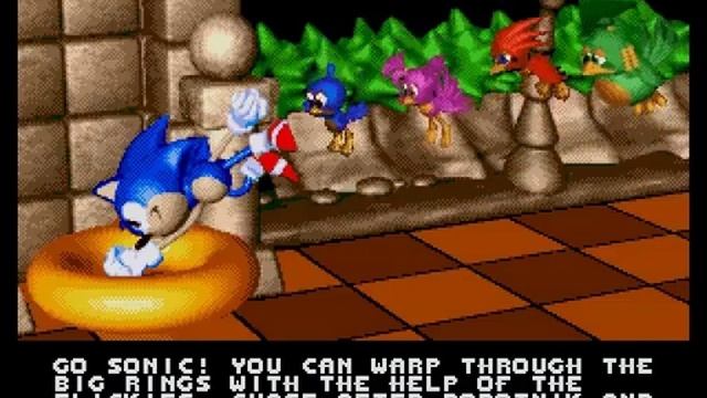 Sonic 3D Blast / Flickies' Island - Mega Drive - 1996 - Flicky Appearances смотреть онлайн