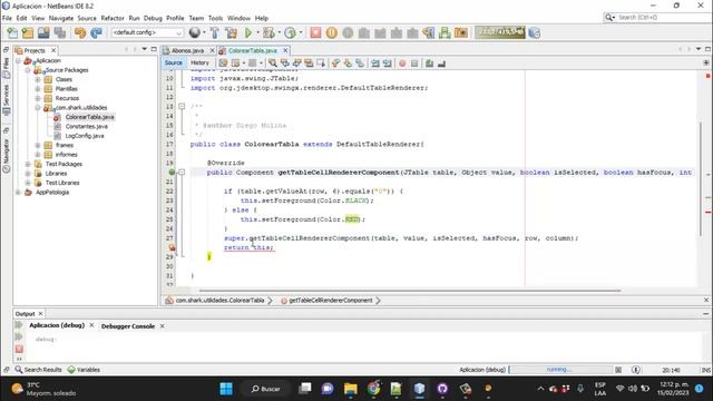 Cómo cambiar el color de texto en una columna de JTable en Java смотреть онлайн
